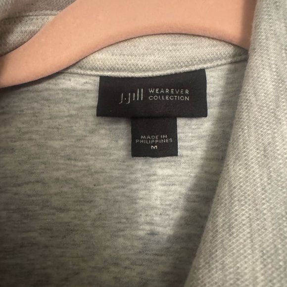 J. Jill Heather Gray Bomber Jacket - Picture 3 of 4